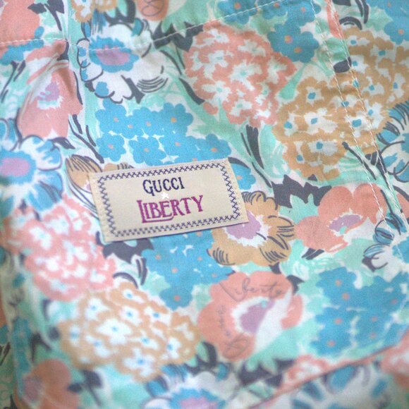 Gucci Multicolor Liberty London Edition Floral Print Shorts - Picture 6 of 11